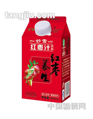 妙雪養(yǎng)生紅棗汁488ml