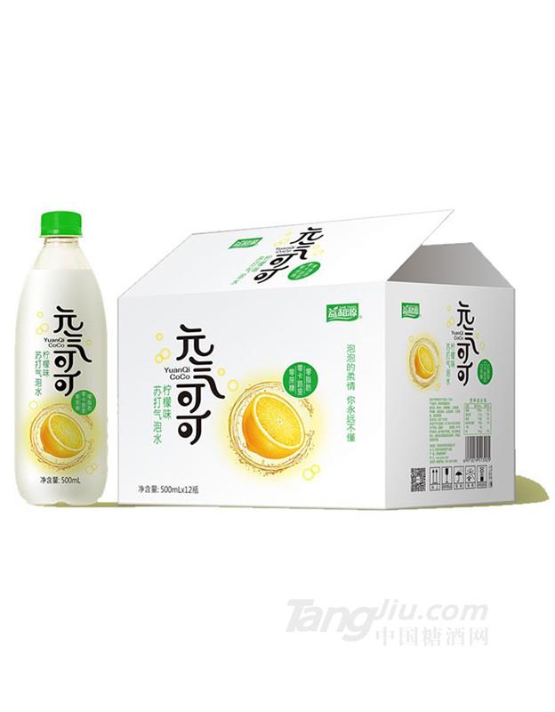 元?dú)饪煽?氣泡蘇打水（檸檬味）480ml