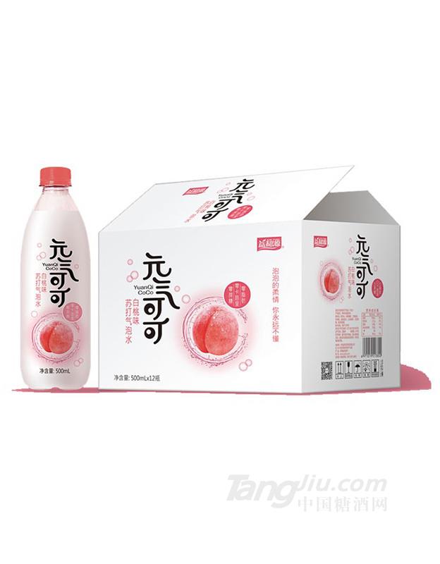 元?dú)饪煽?氣泡蘇打水（白桃味）480ml