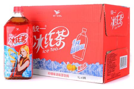 統(tǒng)一冰紅茶飲料格多少錢一箱，統(tǒng)一鮮橙多