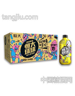 恒大球球維生素飲料1x15瓶（黃）