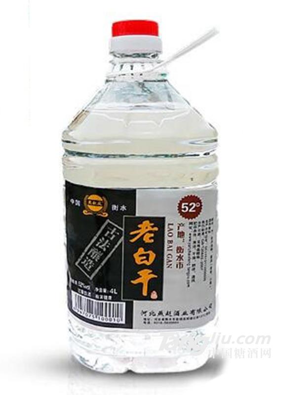 52°燕趙風(fēng)老白干酒-4L