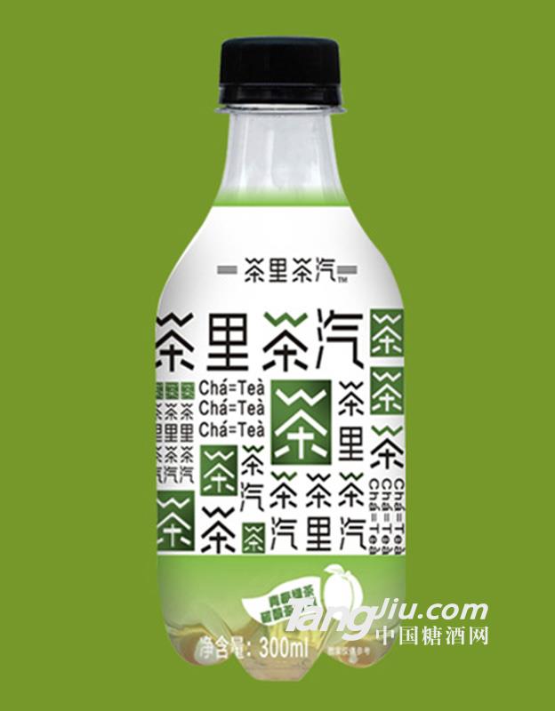 茶里茶汽青梅綠茶碳酸茶飲料300ml