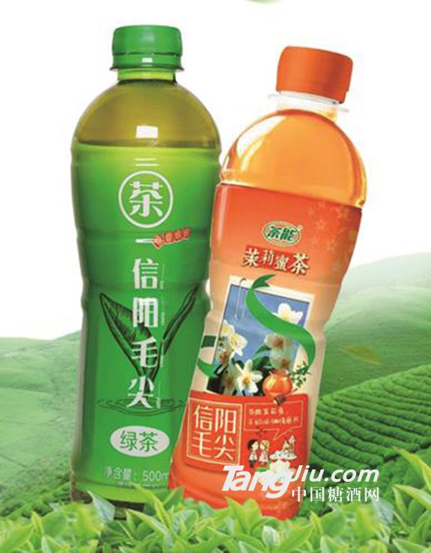 茶能信陽毛尖綠茶蜜茶飲料500ml