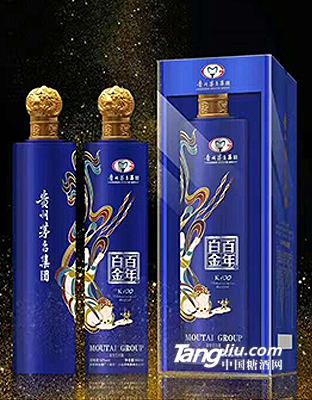 貴州茅臺(tái)集團(tuán)白金酒公司白金百年k100（藍(lán)）500ml